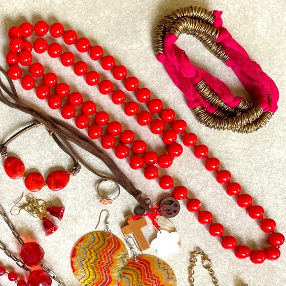 Mixed Jewelry Craft Wearable Repurpose Bag - Picture 5 of 6